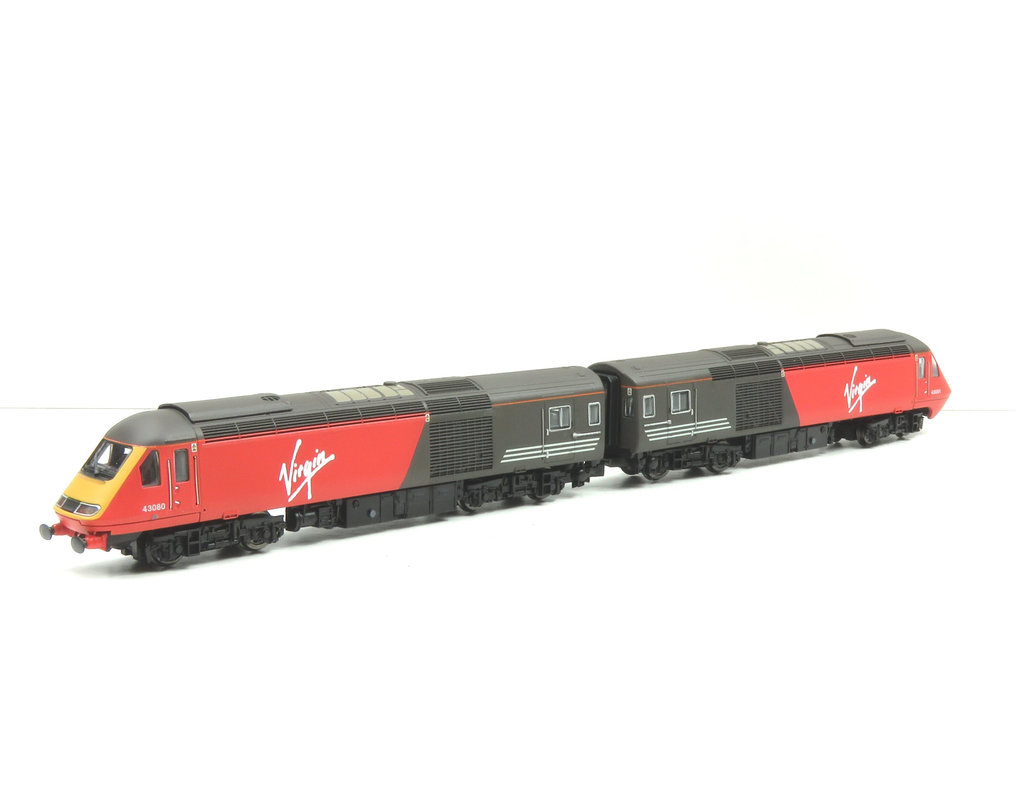 Dapol HST 2D-019-205 CLASS 43 HST VIRGIN LIVERY 43080 / 091 TWIN PACK N Gauge