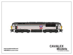 CAVALEX MODELS CM-56129-TGT CLASS 56 - 56129 - in Transrail Triple Grey Livery OO Gauge DCC READY