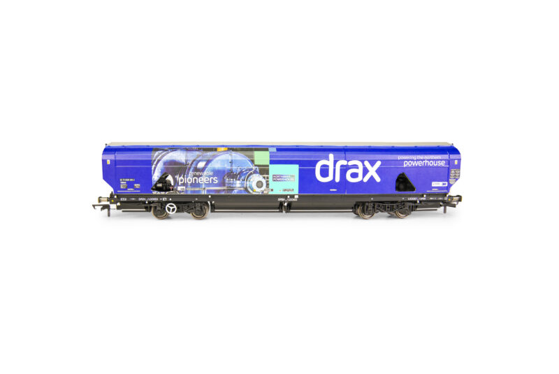 Hornby R60176A Drax Biomass Wagon Pack C – Güterwagen Für Modelleisenbahn Spur 00, Detailgetreues Design
