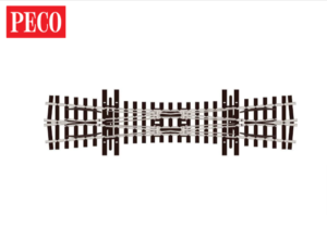 PECO SL-E1490 HOm Code 75 Electrofrog Crossing, Double Slip 12mm Gauge