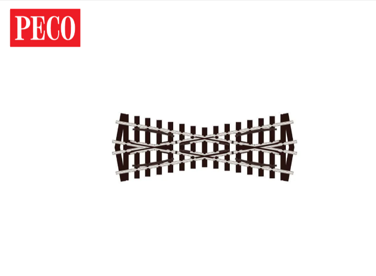 PECO SL-E1493 HOm Code 75 Electrofrog Crossing, Short 12mm Gauge