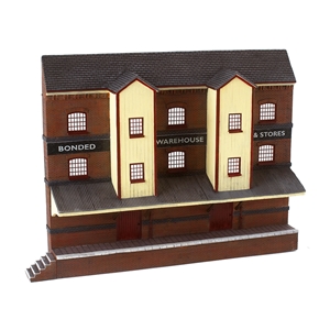 Scenecraft 44-204 Low Relief Bonded Warehouse - OO Gauge