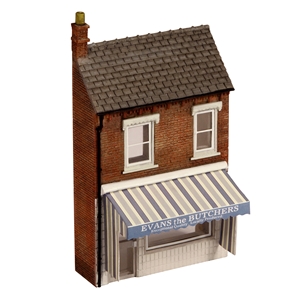 Scenecraft 44-209 Low Relief Butchers Shop - OO Gauge
