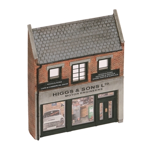 Scenecraft 44-224 Low Relief Town Garage - OO Gauge
