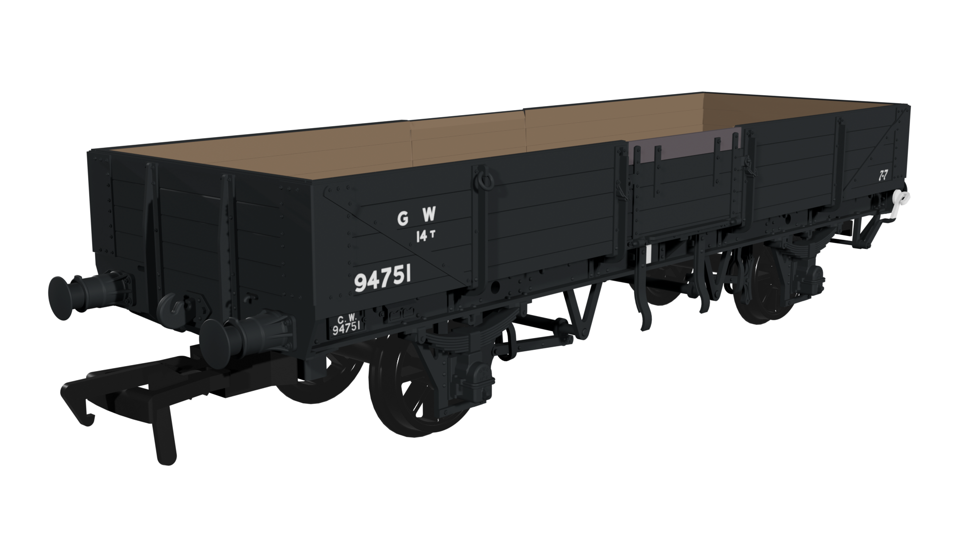 Rapido 964007 GWR Dia. O19 Open C ‘Tube’ wagon - GWR No.94751 - OO Gauge