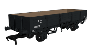 Rapido 964008 GWR Dia. O19 Open C ‘Tube’ wagon - GWR No.100000 - OO Gauge