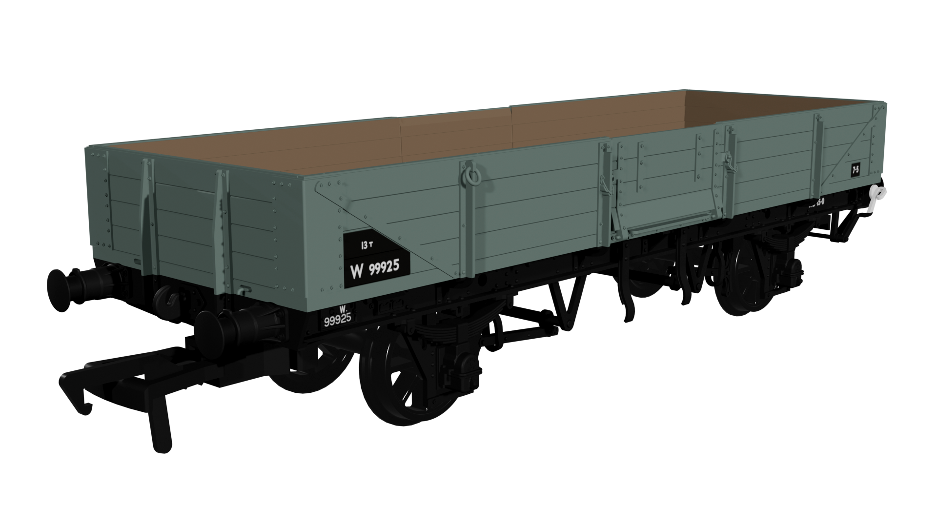 Rapido 964010 GWR Dia. O19 Open C ‘Tube’ wagon - BR No. W99925 - OO Gauge