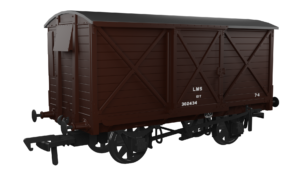 Rapido 976009 CR Dia.67 10t Van - LMS (post-36)  No.302434 - OO Gauge
