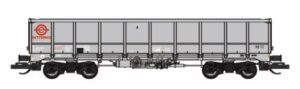 Revolution TT-EAL-102C JNA/MMA bogie box wagons Ermewa grey Number 5500 059-7 - TT Gauge