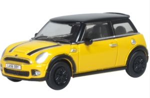 OXFORD DIECAST 76NMN008 New Mini Yellow OO Gauge