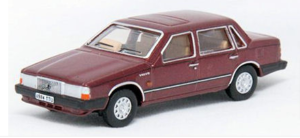 OXFORD DIECAST 76VO002 Volvo 760 Red Wood Metallic - OO Gauge