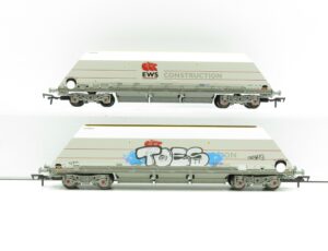 Revolution OO-HOA-204-graf HOA Aggregate Hoppers EWS Construction Graffiti TWIN PACK D OO Gauge