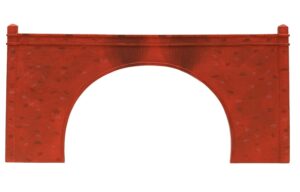 Hornby Skaledale R8512 Double Brick Tunnel Portal x2 - OO Guage