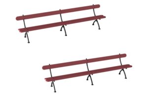 Hornby Skaledale R8674 Bench x2 - OO Guage