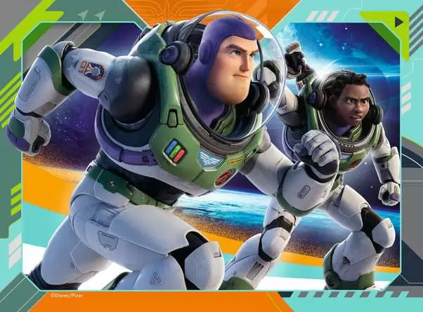 Ravensburger 03142 Children’s Puzzle Disney Lightyear, 4 in a Box - 12 + 16 + 20 + 24 Pieces Puzzle