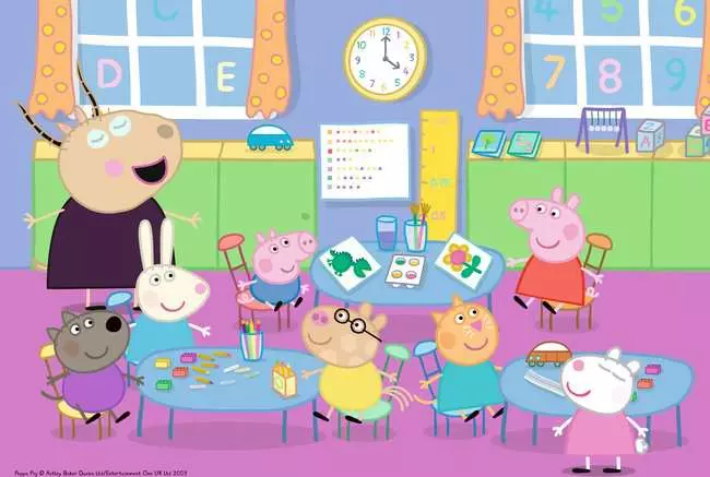 Ravensburger 08627 Children’s Puzzle Peppa Pig - Classroom Fun - 35 Pieces Puzzle