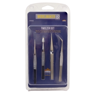 Model Maker - MM005 Tweezer Set (4 Pcs)