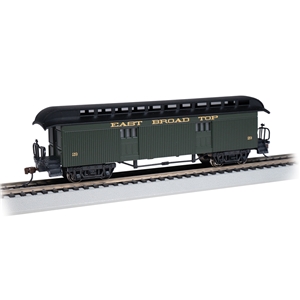 Bachmann USA - 15308 Old Time Coach Clerestory Roof - Baggage - East Broad Top - HO Scale