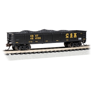 Bachmann USA - 17255 40' Gondola - CSX #484155 - N Scale