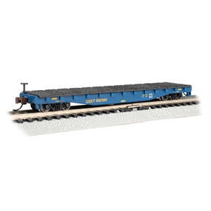 Bachmann USA - 17352 52' Flat Car - CSX #602360 - N Scale