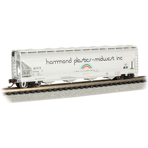 Bachmann USA - 17563 ACF 56' 4-Bay Center-Flow Hopper - Hammond Plastics #58468 - N Scale