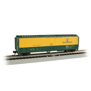 Bachmann USA - 17958 ACF 50' Steel Reefer - Couplers Chicago & Northwestern - N Scale