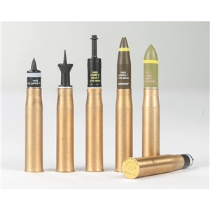 AFV Club - PKAG35047 NATO M68/L7 105mm Tank Ammunition (brass) - 1:35 Scale
