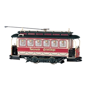 Bachmann USA - 25127 Closed Street Car - Season's Greetings - ON30 Scale
