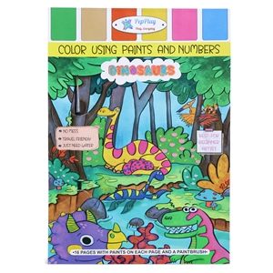 PepPlay - TWPP20505 Color By Paint And Number - Dinosaur