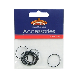Branchline - 36-073 LNWR Improved Precedent Traction Tyres (x10) - OO Scale