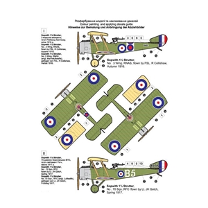 Roden - PKROD635 British Sopwith 1? Strutter WWI two-seat Fighter, 1916/17 - 1:32 Scale