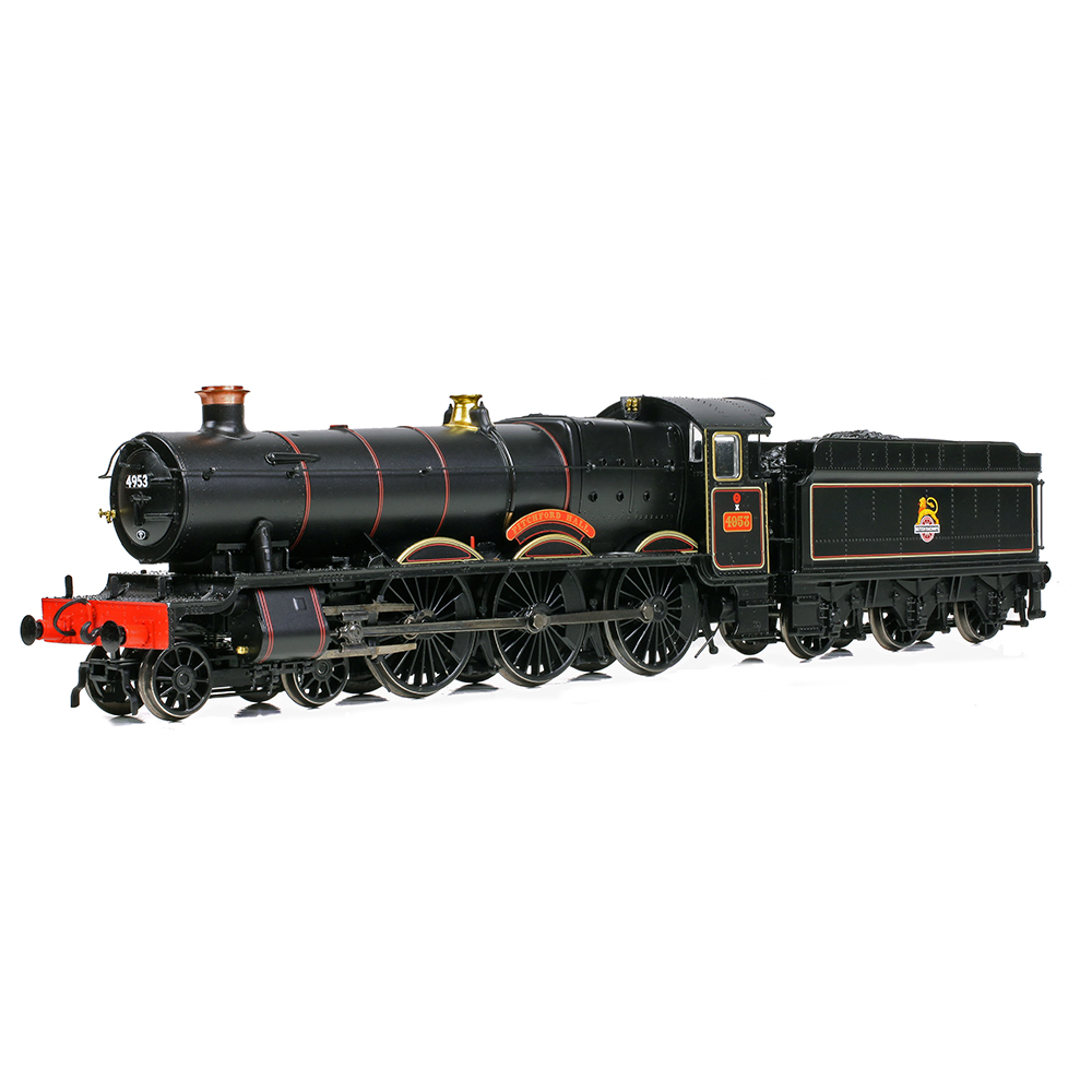 Branchline 32-002B GWR 49XX 'Hall' 4953 'Pitchford Hall' BR Lined Black (Early Emblem) OO - Gauge