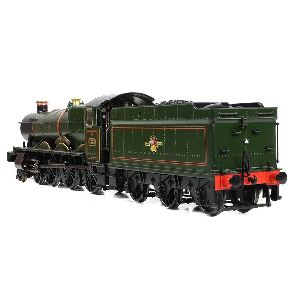 Branchline 32-008 GWR 49XX 'Hall' 4936 'Kinlet Hall' BR Lined Green (Late Crest) OO - Gauge