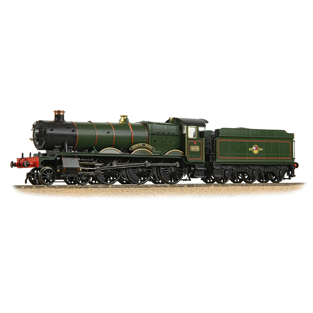 Branchline 32-008 GWR 49XX 'Hall' 4936 'Kinlet Hall' BR Lined Green (Late Crest) OO - Gauge