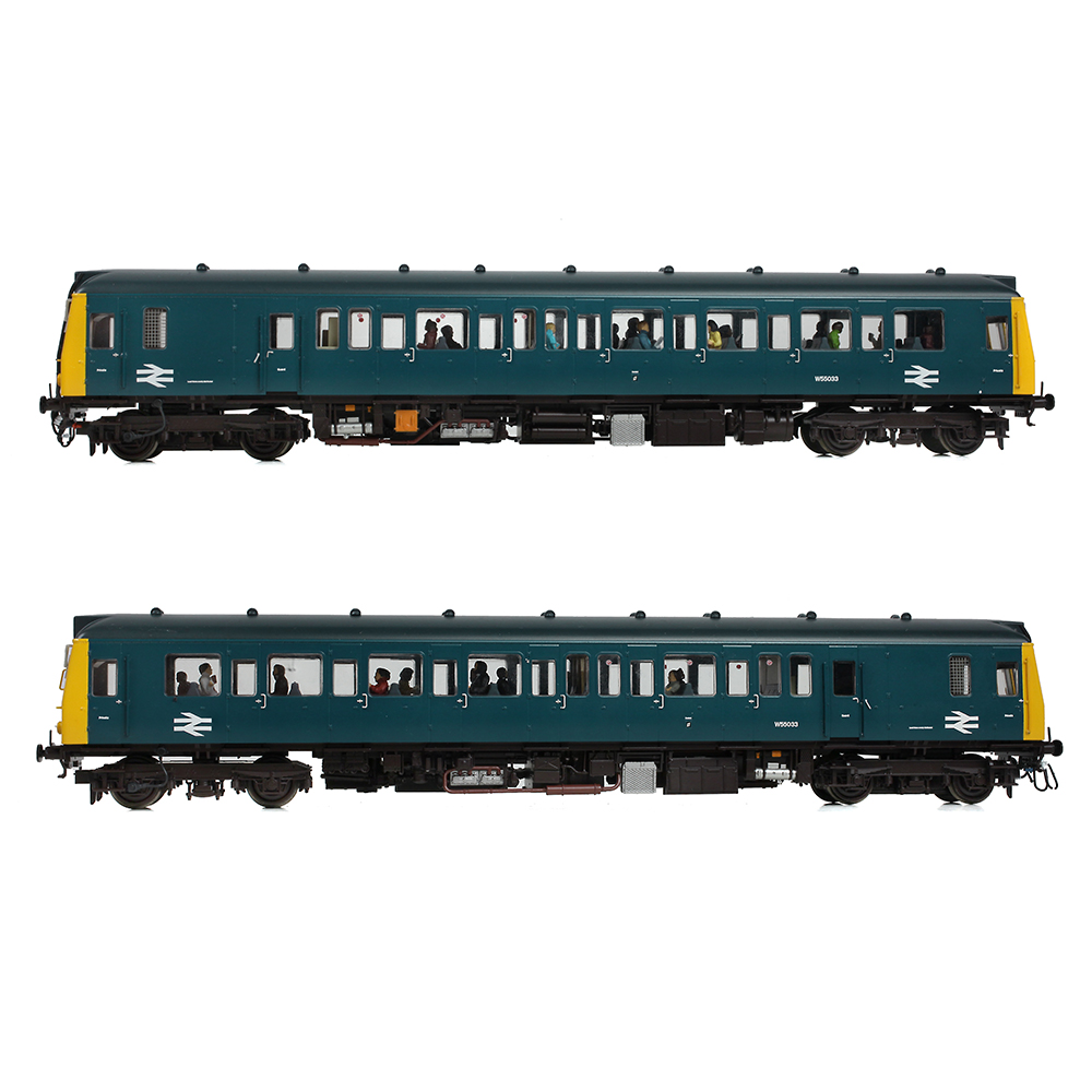 Branchline 35-529 Class 121 Single-Car DMU W55033 BR Blue OO - Gauge