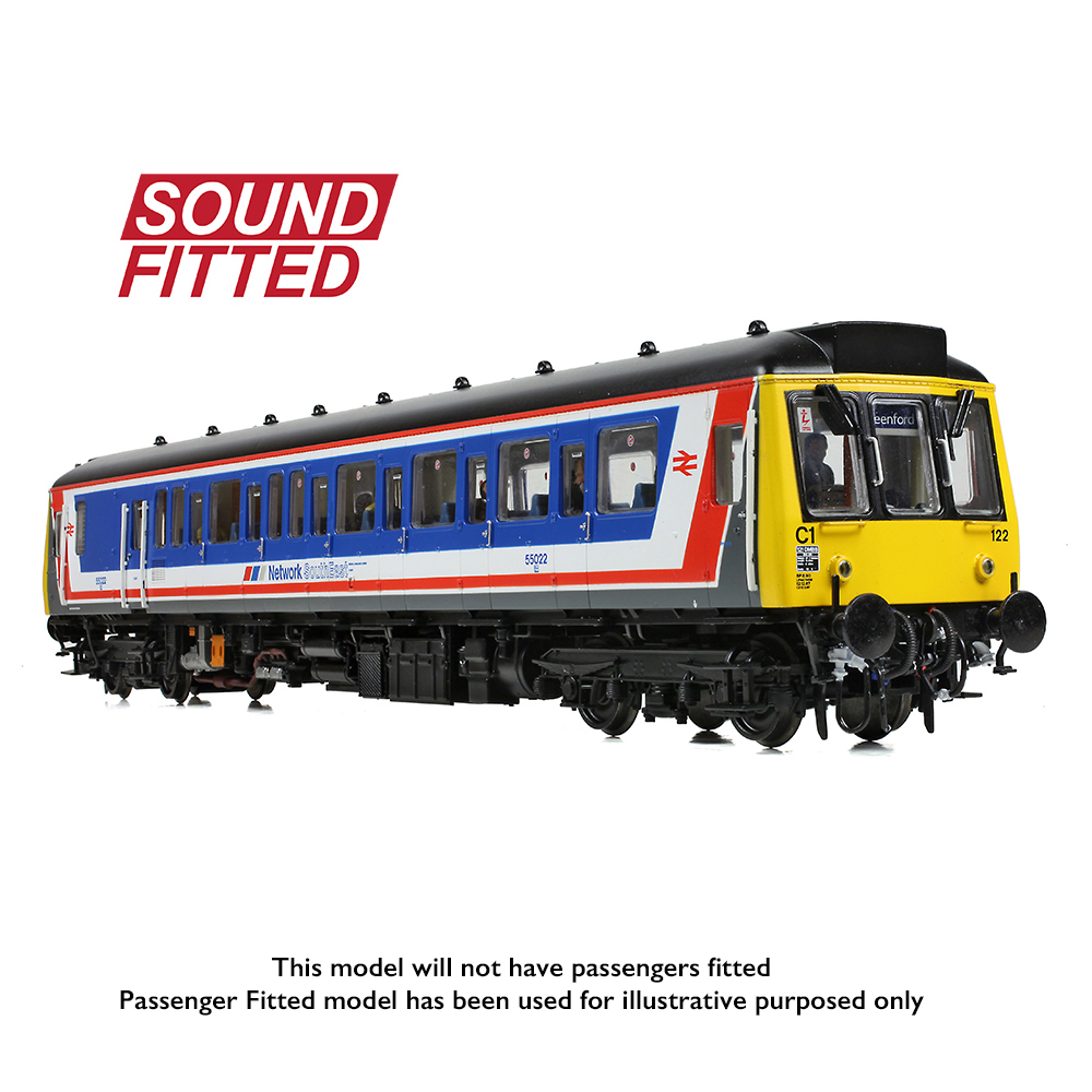 Branchline 35-530SF Class 121 Single-Car DMU 55022 BR Network SouthEast (Original) OO - Gauge