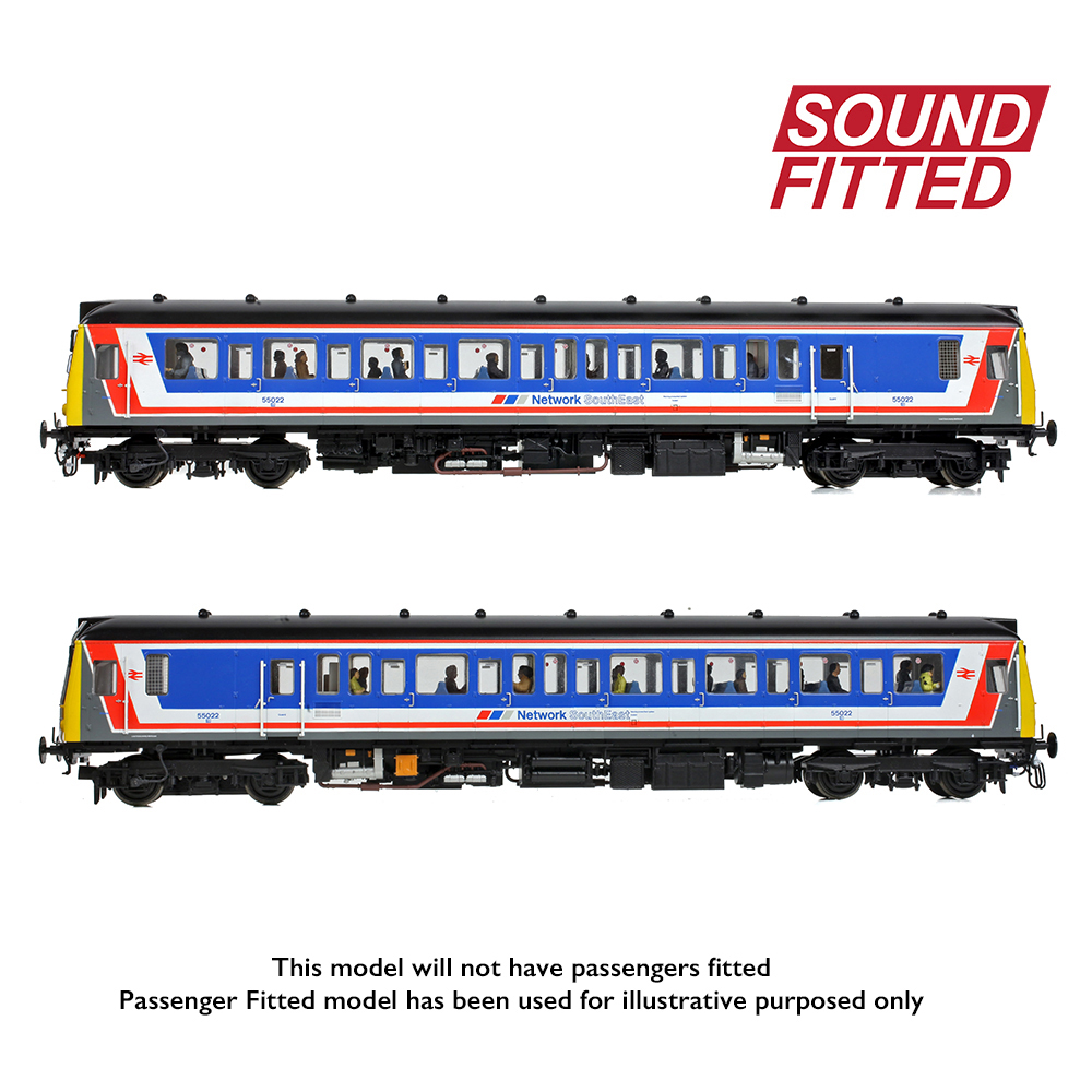 Branchline 35-530SF Class 121 Single-Car DMU 55022 BR Network SouthEast (Original) OO - Gauge