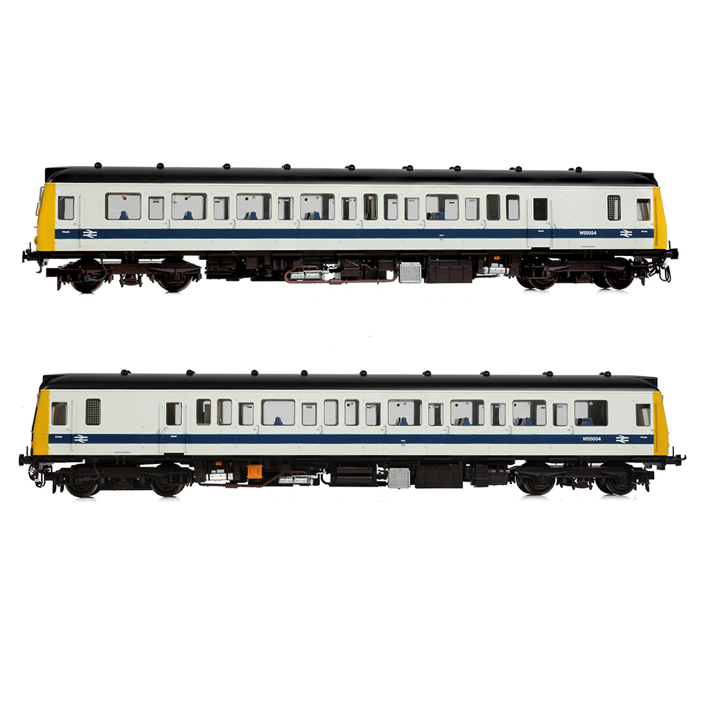 Branchline 35-531 Class 121 Single-Car DMU W55034 BR White & Blue OO - Gauge - Image 2