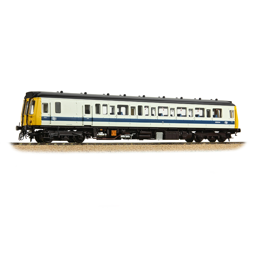 Branchline 35-531 Class 121 Single-Car DMU W55034 BR White & Blue OO - Gauge