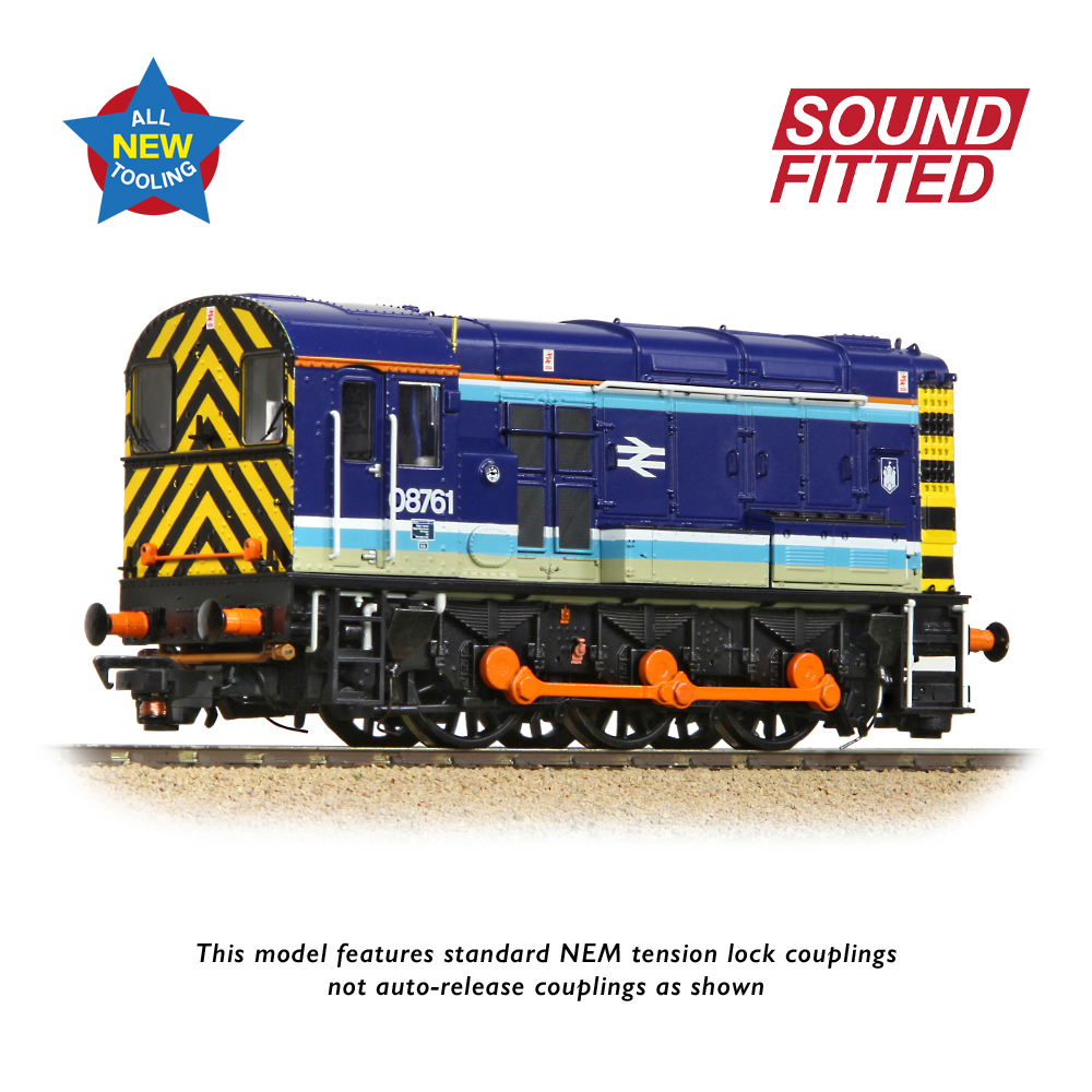 Bachmann Branchline 35-910SF Class 08 08761 BR Provincial OO - Gauge
