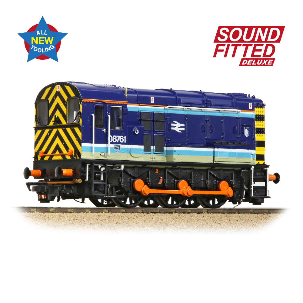 Bachmann Branchline 35-910SFX Class 08 08761 BR Provincial OO - Gauge