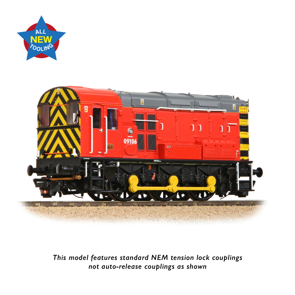 Bachmann RRB08907 Class 08 08907 DB Red OO - Gauge REWORK