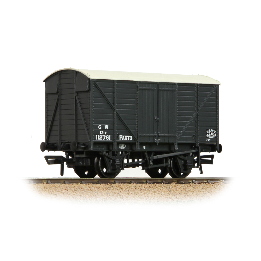 Branchline 37-727A GWR 12T 'Parto' Ventilated Van GWR Grey OO - Gauge