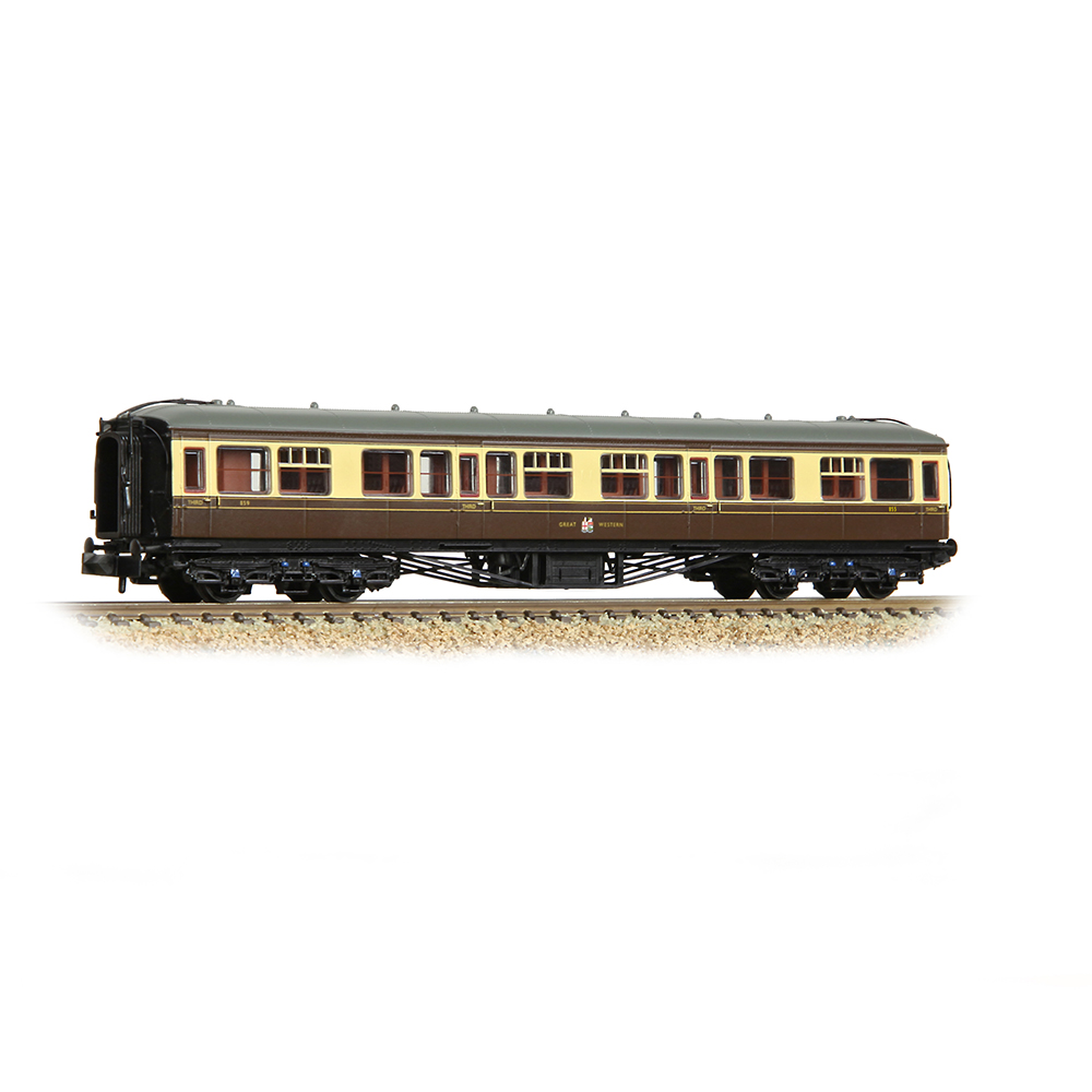 Graham Farish 374-536B GWR Hawksworth Third Corridor GWR Chocolate & Cream N - Gauge