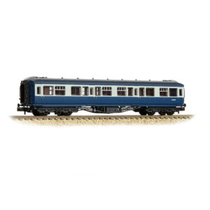 Graham Farish 374-538 GWR Hawksworth Second Corridor BR Blue & Grey N - Gauge