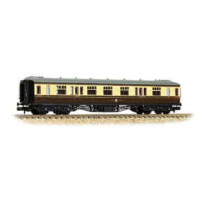 Graham Farish 374-561A GWR Hawksworth Composite Corridor GWR Chocolate & Cream N - Gauge