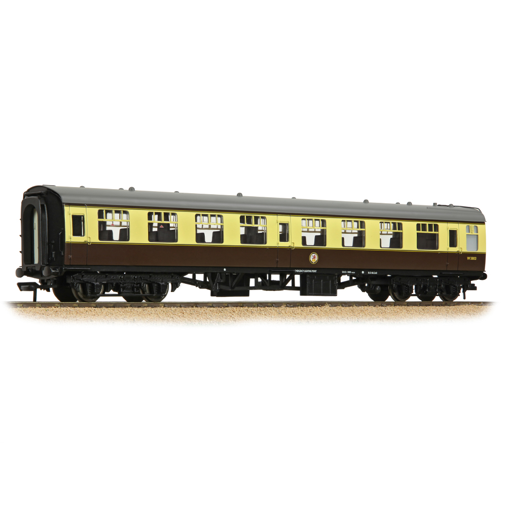 Branchline 39-054D BR Mk1 TSO Tourist Second Open BR (WR) Chocolate & Cream OO - Gauge