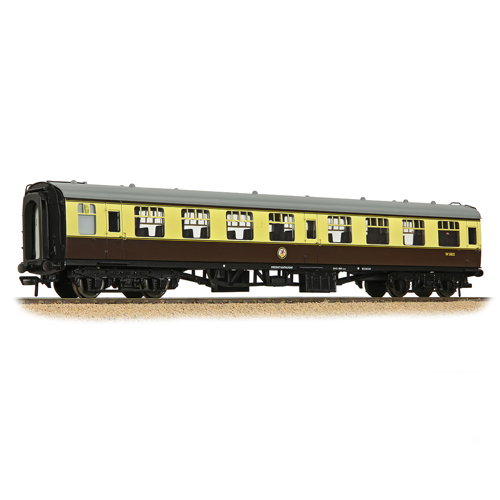 Branchline 39-054D BR Mk1 TSO Tourist Second Open BR (WR) Chocolate & Cream OO - Gauge