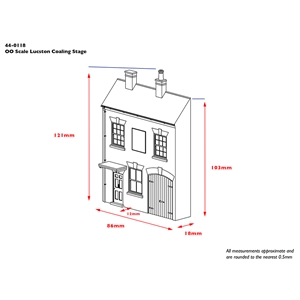 Scenecraft - 44-0122 Low Relief Lucston Pullman Hotel - 1:76 Scale