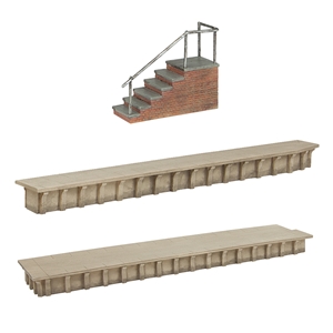 Scenecraft - 44-0127 Wigmore Halt Concrete Platform - 1:76 Scale